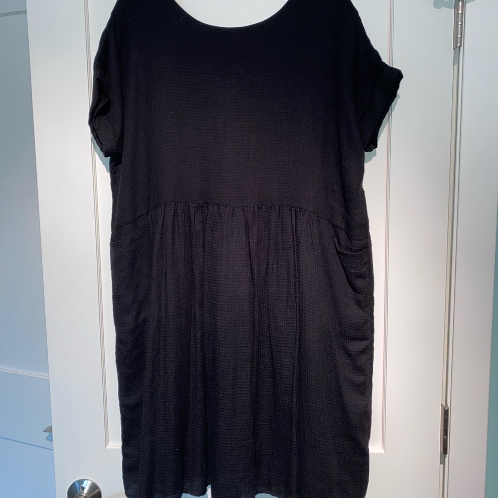 Black Gingham Dress
